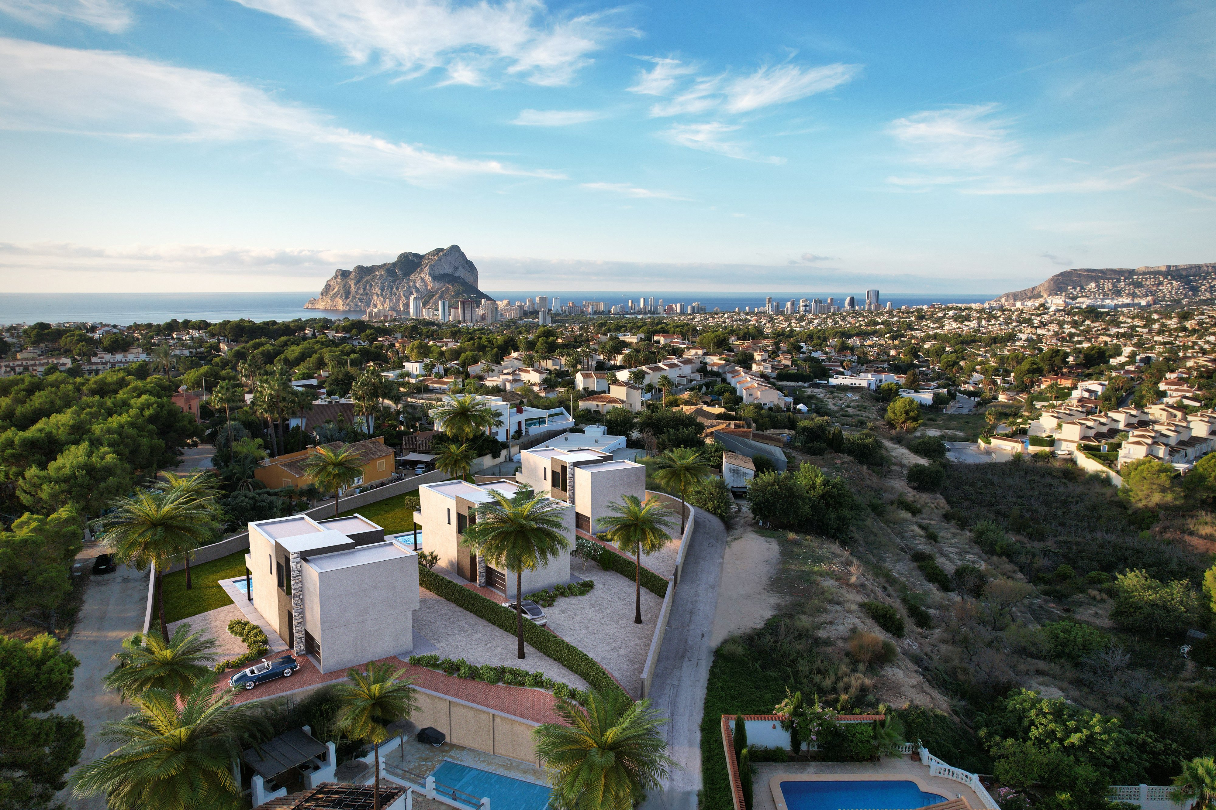 Villa for sale with 3 bedrooms and a pool in Calpe, Alicante.